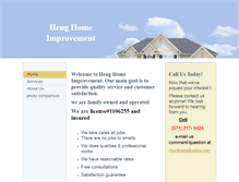 Tablet Screenshot of henghomeimprovement.com